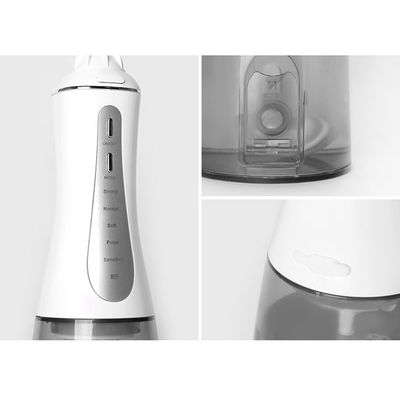 Portable Electric Oral Dental Flosser Waterproof Rechargeable 5 Modes