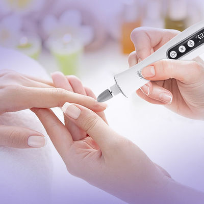 Manicure Pedicure Set USB Charging LED Display 10 Level Speed Low Noise Electric Nail Drill