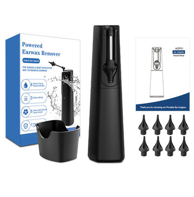 Rechargeable Electric Ear Wax Removal 3 Pressure Modes 8 Nozzles Portable Ear Canal Irrigator Kit